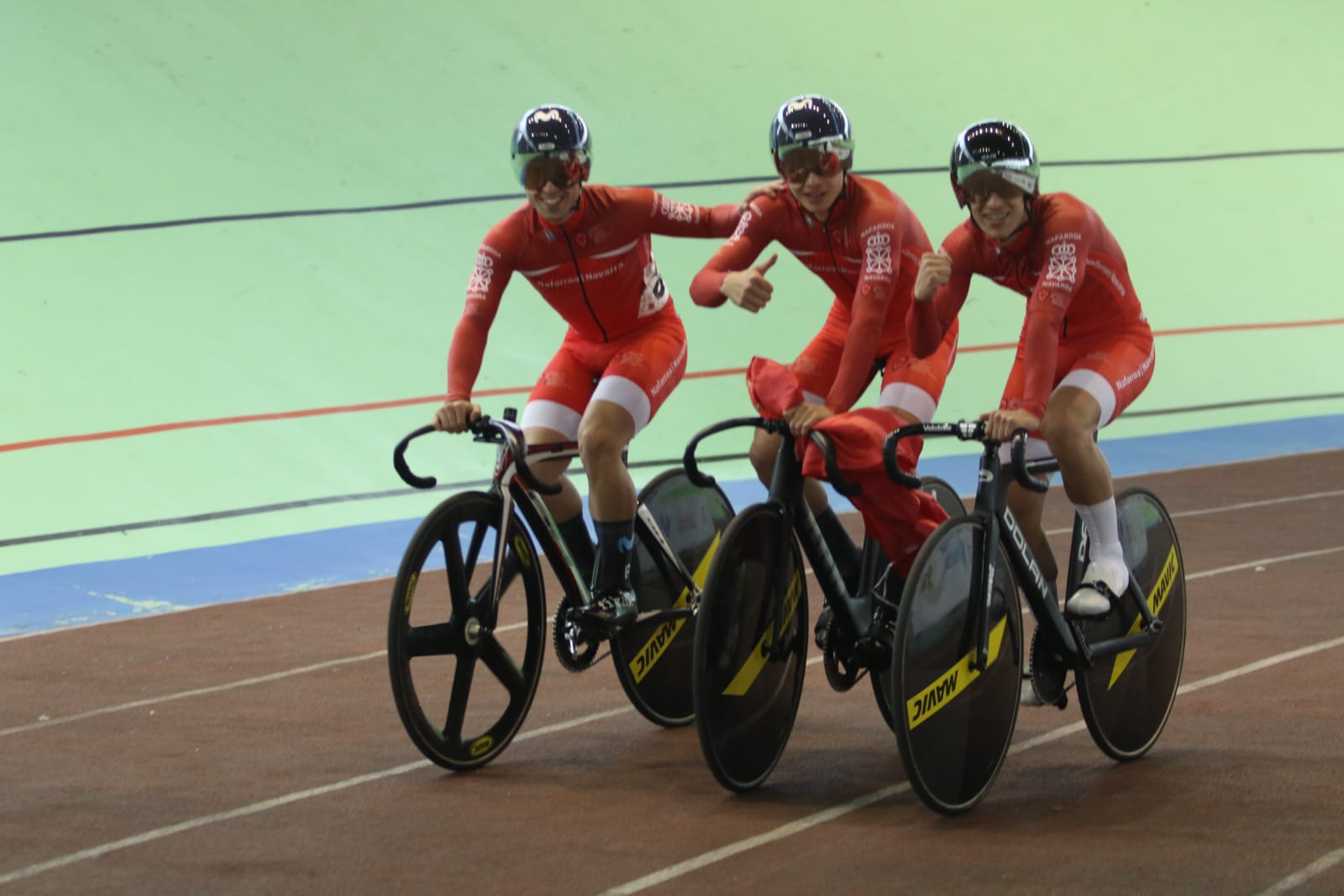 Proyecto de ciclismo en pista de la Fundación Miguel Induráin Fundazioa
